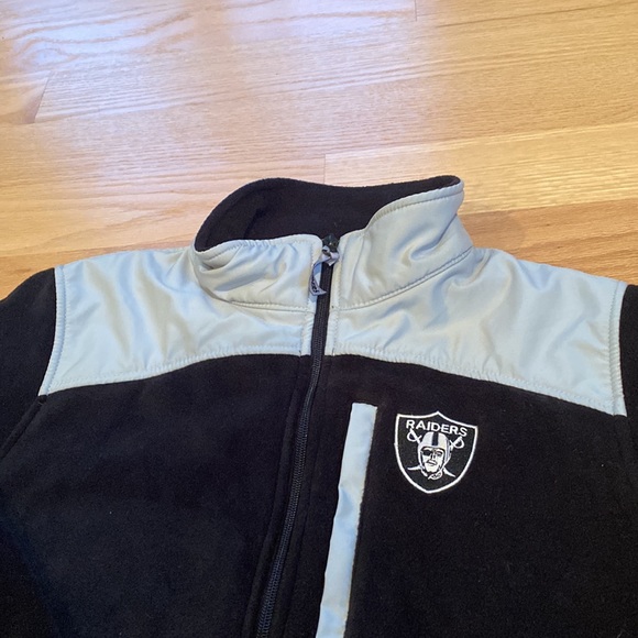 NFL Las Vegas Raiders Kids Jacket Lightweight Fleece Pockets NFL merchandise - Picture 2 of 7